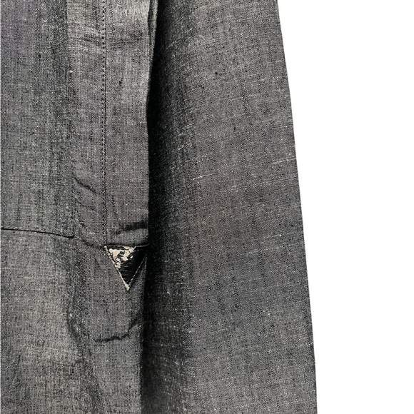 PROFOUND AESTHETIC Button-Down Coat Gray L - Picture 8 of 13